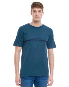 Printed T-Shirt with Crew Neck and Short Sleeves